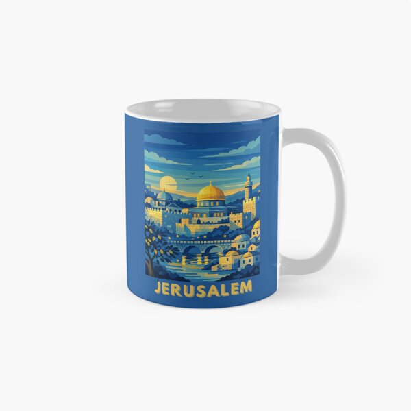 Item preview, Jerusalem Israel Vintage Travel Art designed and sold by MatthewHeights.
