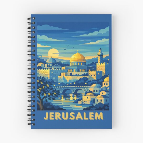 Artikelvorschau, Jerusalem Israel Vintage Reisekunst entworfen und verkauft von MatthewHeights.