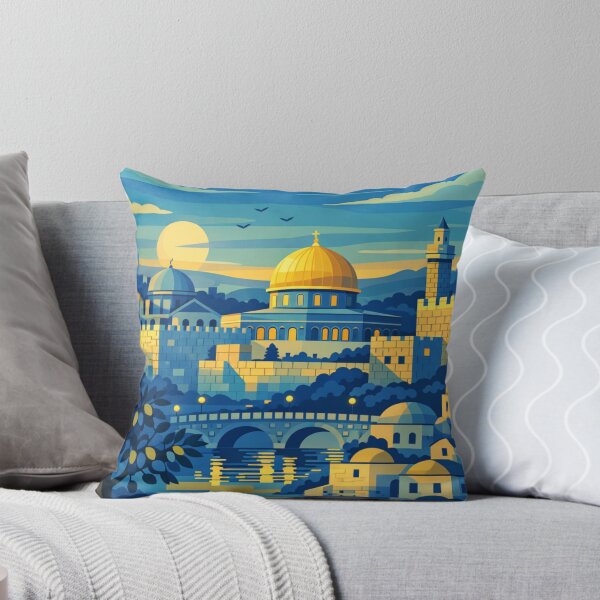 Item preview, Jerusalem Israel Vintage Travel Art designed and sold by MatthewHeights.