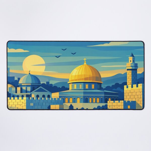 Item preview, Jerusalem Israel Vintage Travel Art designed and sold by MatthewHeights.