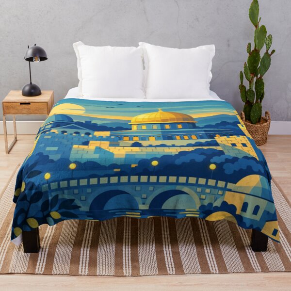 Item preview, Jerusalem Israel Vintage Travel Art designed and sold by MatthewHeights.