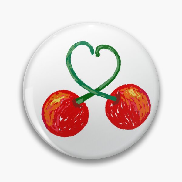 Item preview, Charming cherry hearts cute kawaii hand drawn elements designed and sold by artemis-art3.