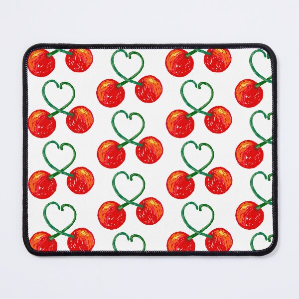 Item preview, Charming cherry hearts cute kawaii hand drawn elements designed and sold by artemis-art3.