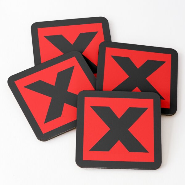 Item preview, Letter X Red designed and sold by Jeallan Designs.