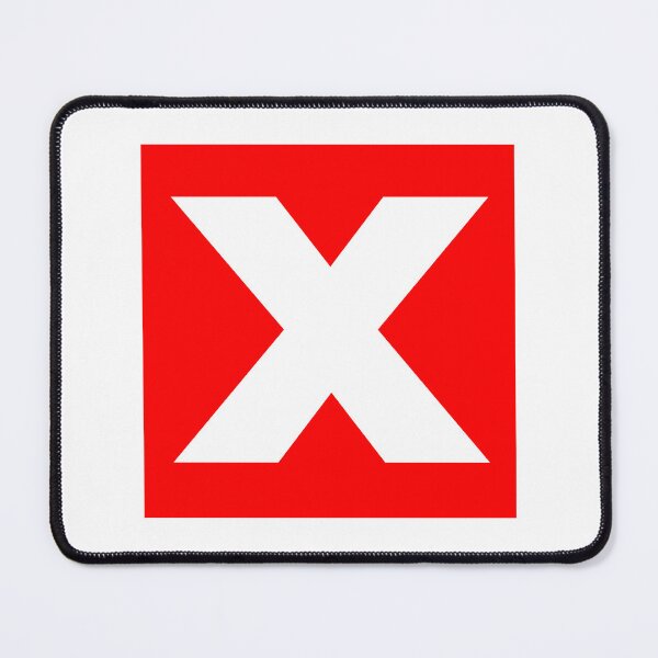 Item preview, Letter X Red designed and sold by Jeallan Designs.
