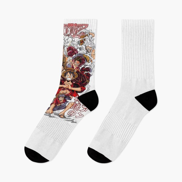 Artikelvorschau, Luffy Piratenkönig Collage im japanischen Stil entworfen und verkauft von Snowdog-Art.