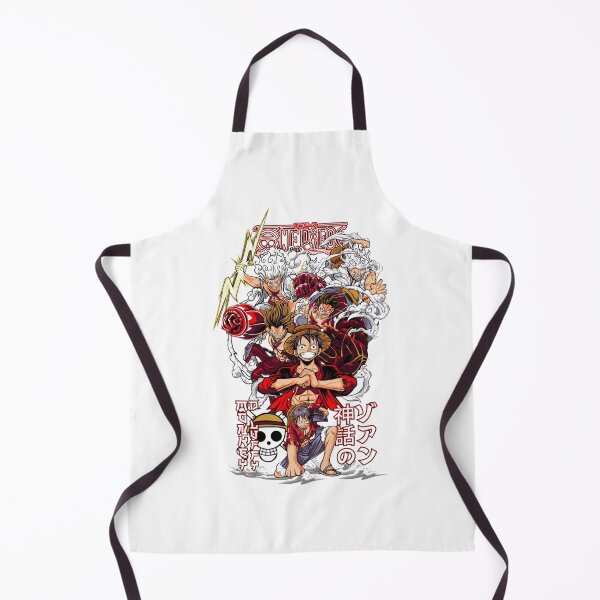 Artikelvorschau, Luffy Piratenkönig Collage im japanischen Stil entworfen und verkauft von Snowdog-Art.
