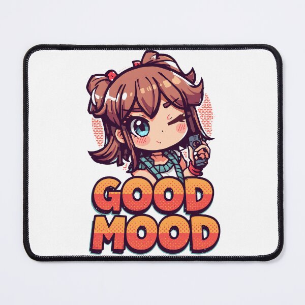 Item preview, Good Mood Crush – Cute Gamer Girl designed and sold by Dhenin Studio.
