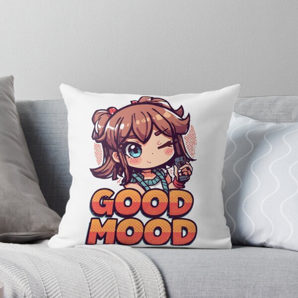 Item preview, Good Mood Crush – Cute Gamer Girl designed and sold by Dhenin Studio.