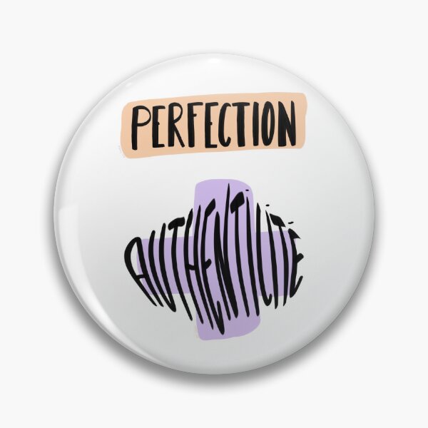 Item preview, Less Perfection, More Authenticity – Inspiring Typography Art designed and sold by MH-Studio.