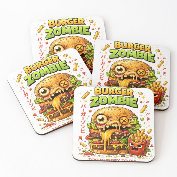 Item preview, Burger Zombie Kawaii Horror Food Monster Funny Halloween Japanese Streetwear designed and sold by Snackwear Apparel.