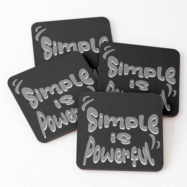 Item preview, Simple is powerful designed and sold by TexturaMint.