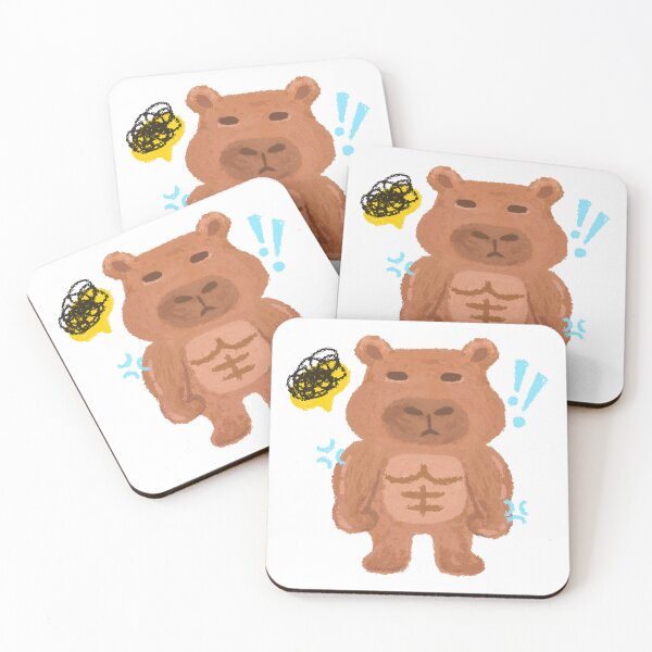 Item preview, capybara big muscles designed and sold by artemis-art3.