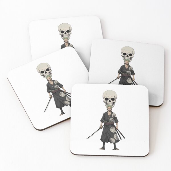 Item preview, Zoro Samurai Minimal Skull Design designed and sold by Snowdog-Art.