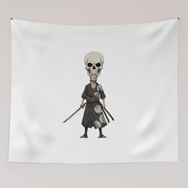 Item preview, Zoro Samurai Minimal Skull Design designed and sold by Snowdog-Art.