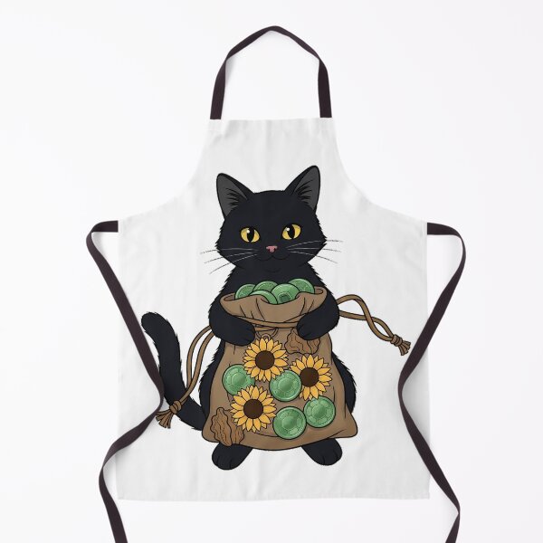 Item preview, Sunflower Game Pouch Cat designed and sold by pumsquare.