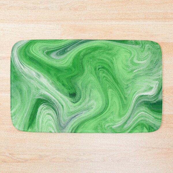 Item preview, Emerald Flow – Abstract Swirl Art in Green designed and sold by MH-Studio.