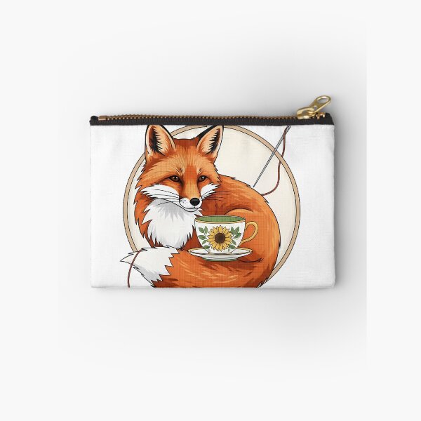 Item preview, Needlepoint Teacup Fox designed and sold by pumsquare.