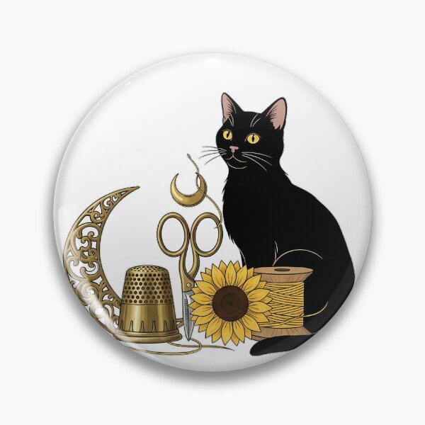 Item preview, Thimble Moon Cat designed and sold by pumsquare.