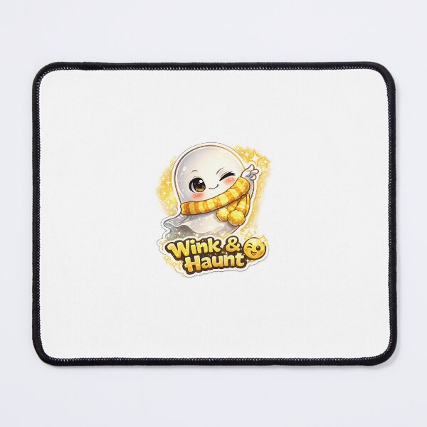 Item preview, Wink & Haunt – Adorable Swag Ghost Winking Sticker Design designed and sold by SparkVault.