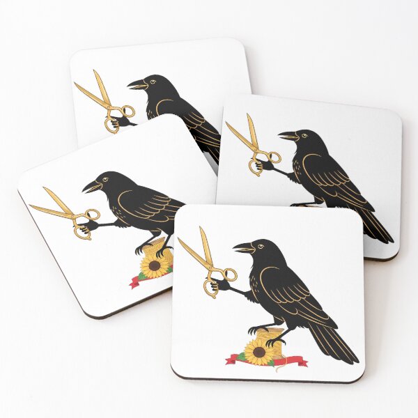 Item preview, Embroidery Scissors Crow designed and sold by pumsquare.