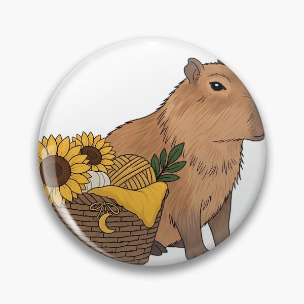 Item preview, Yarn Basket Capybara designed and sold by pumsquare.