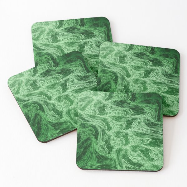 Item preview, Green Hypnosis – Marble Abstract Flow designed and sold by MH-Studio.