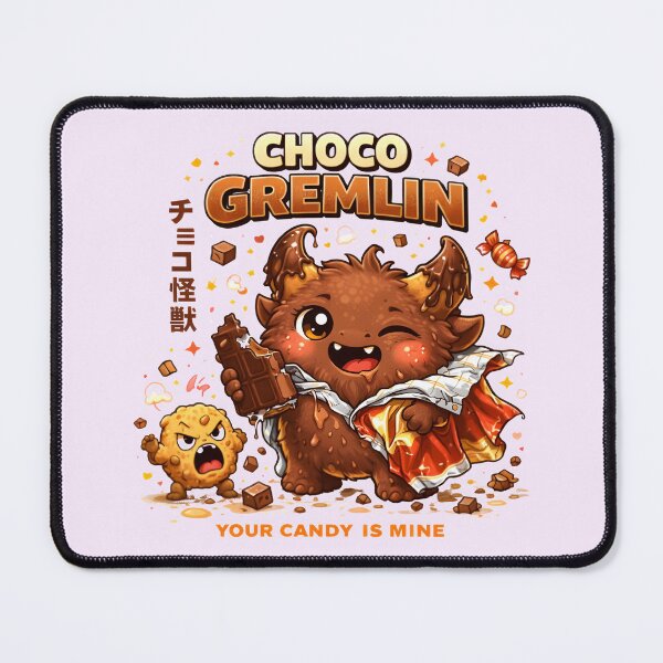 Item preview, Choco Gremlin Kawaii Chocolate Monster Cute Japanese Streetwear designed and sold by Snackwear Apparel.