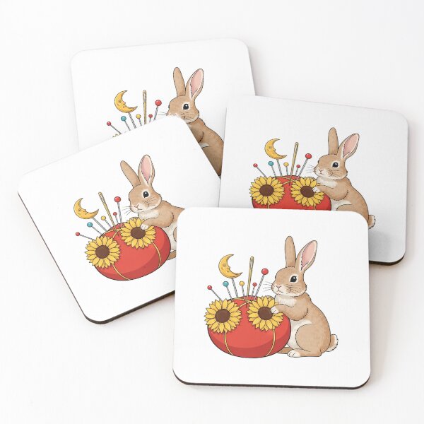 Item preview, Pincushion Rabbit Sunflower designed and sold by pumsquare.