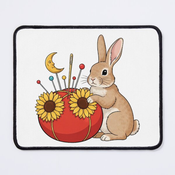 Item preview, Pincushion Rabbit Sunflower designed and sold by pumsquare.