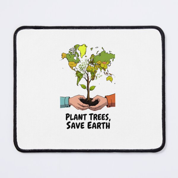 Item preview, Plant Trees Save Earth: Global Reforestation Art designed and sold by Nuvoro Eco Awareness.