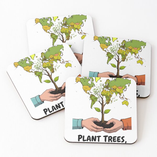 Item preview, Plant Trees Save Earth: Global Reforestation Art designed and sold by Nuvoro Eco Awareness.