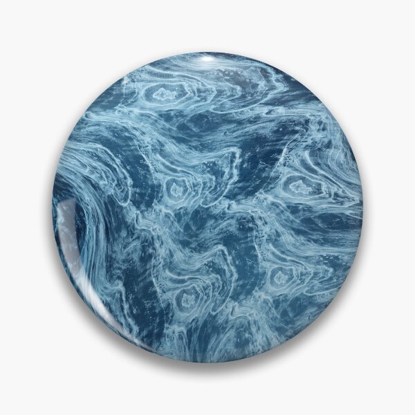 Item preview, Blue Aura – Marble Abstract Flow designed and sold by MH-Studio.