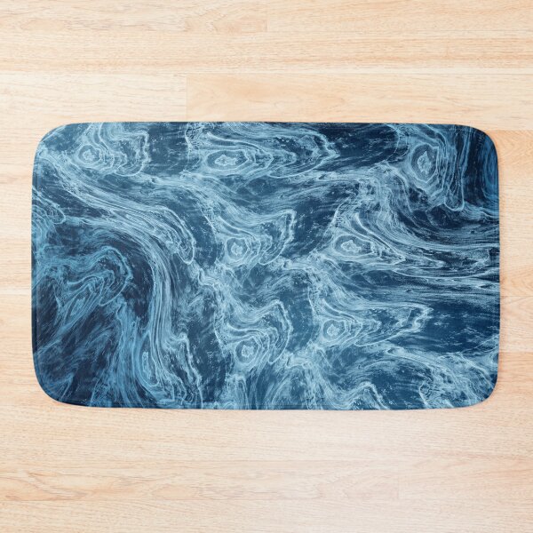 Item preview, Blue Aura – Marble Abstract Flow designed and sold by MH-Studio.