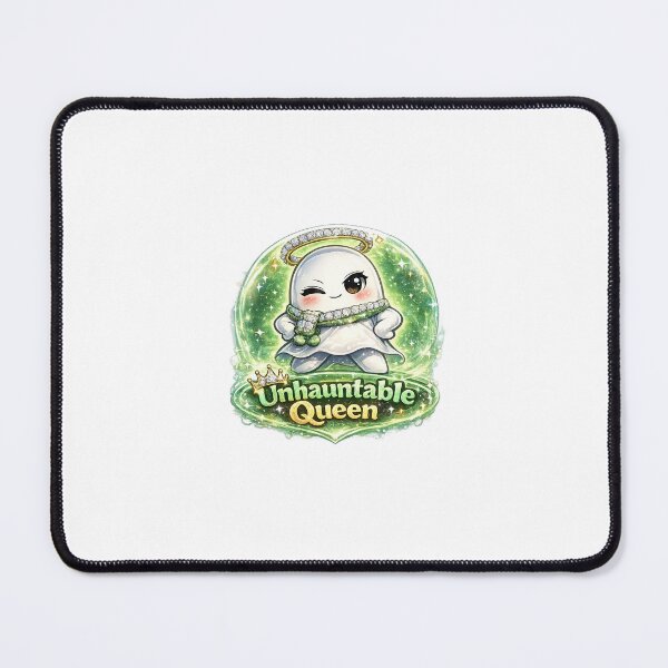 Item preview, Unhauntable Queen Cute Ghost – Power Stance Sparkly Shield Design designed and sold by SparkVault.