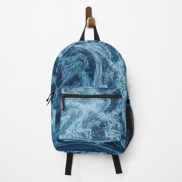 Item preview, Blue Aura – Marble Abstract Flow designed and sold by MH-Studio.