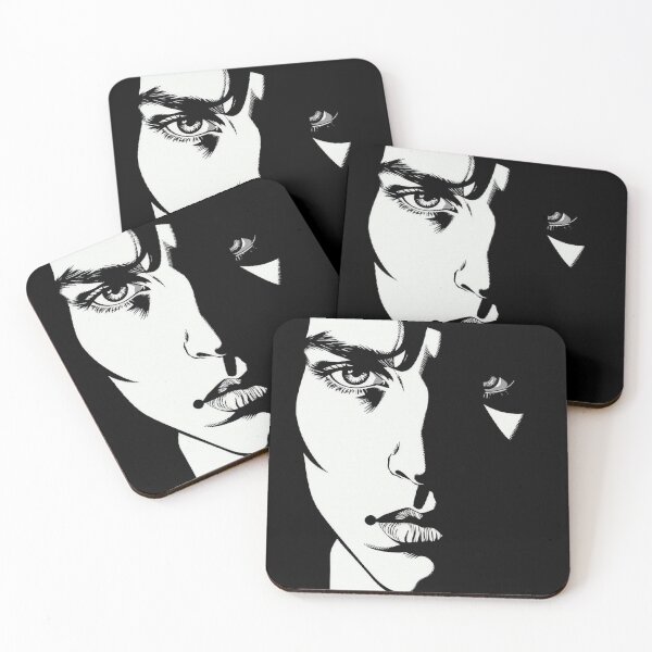 Item preview, Shadowed Gaze: Monochrome Noir Portrait designed and sold by CrazyRedBubble1.