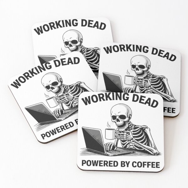 Item preview, Working Dead – Powered by Coffee designed and sold by NoriudaR.