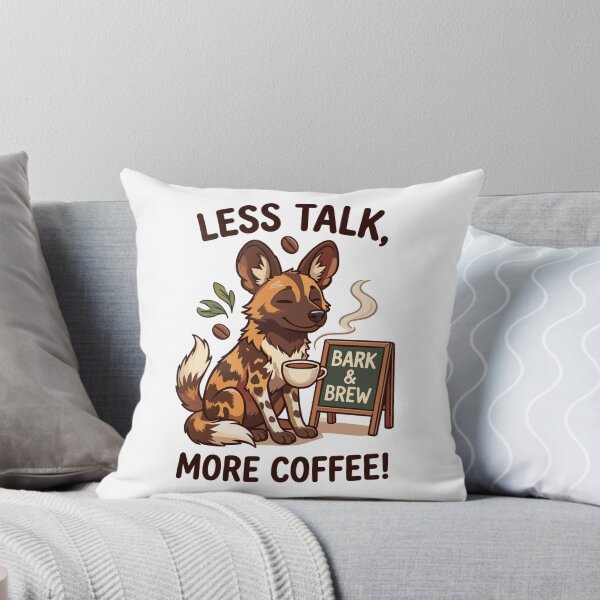 Item preview, African Wild Dog Funny Caffeine Art designed and sold by JessArty ⭐⭐⭐⭐⭐.