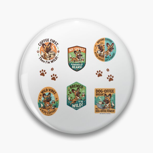 Item preview, African Wild Dog Coffee Collection designed and sold by JessArty ⭐⭐⭐⭐⭐.