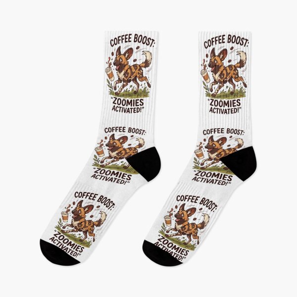Item preview, Funny African Wild Dog Running Caffeine Energy designed and sold by JessArty ⭐⭐⭐⭐⭐.