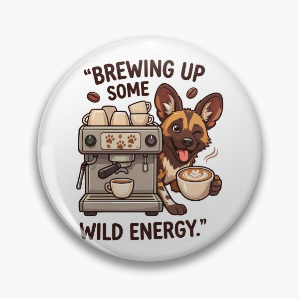 Item preview, African Wild Dog Espresso Machine Funny Coffee designed and sold by JessArty ⭐⭐⭐⭐⭐.