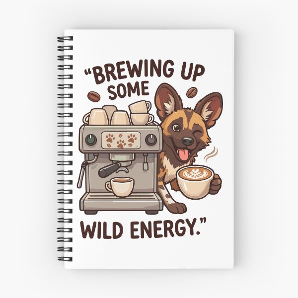 Item preview, African Wild Dog Espresso Machine Funny Coffee designed and sold by JessArty ⭐⭐⭐⭐⭐.