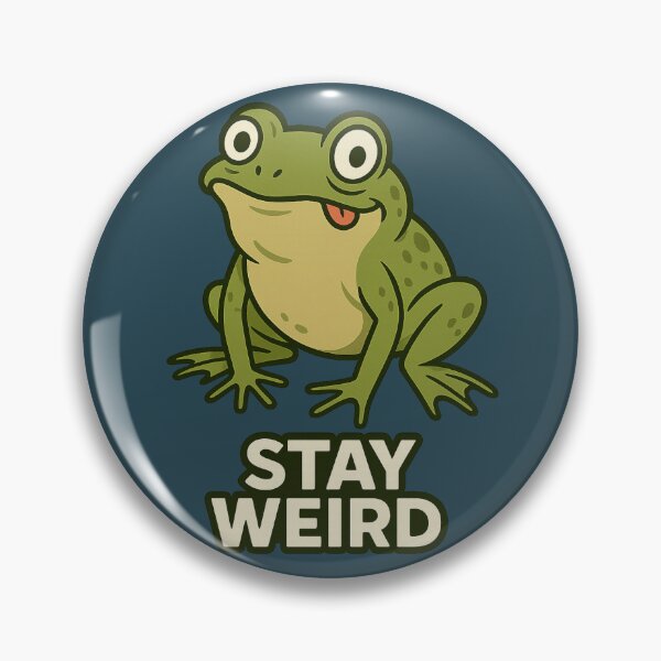 Item preview, Stay Weird Frog – Quirky Amphibian Art designed and sold by ChirpInc.
