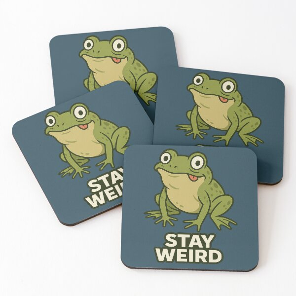 Item preview, Stay Weird Frog – Quirky Amphibian Art designed and sold by ChirpInc.