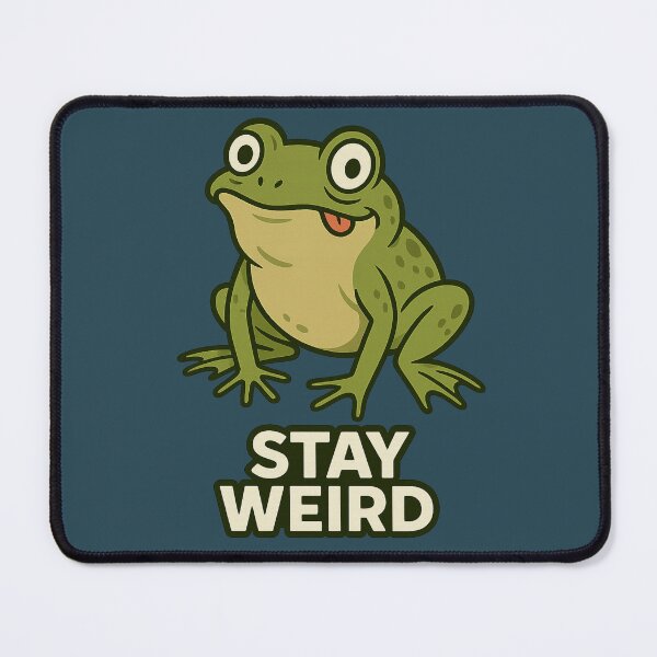 Item preview, Stay Weird Frog – Quirky Amphibian Art designed and sold by ChirpInc.