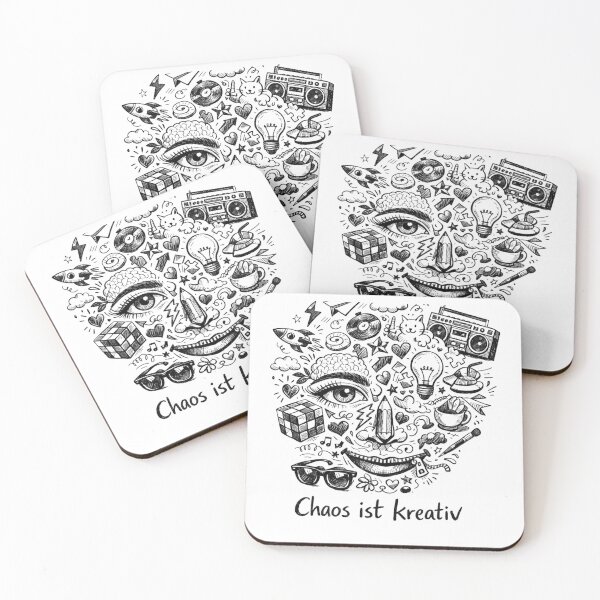 Item preview, Chaos is creative – the face of ideas designed and sold by creat.ive.7.