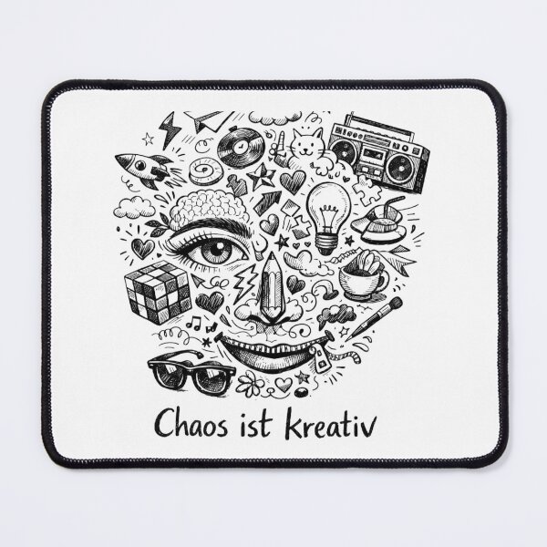 Item preview, Chaos is creative – the face of ideas designed and sold by creat.ive.7.