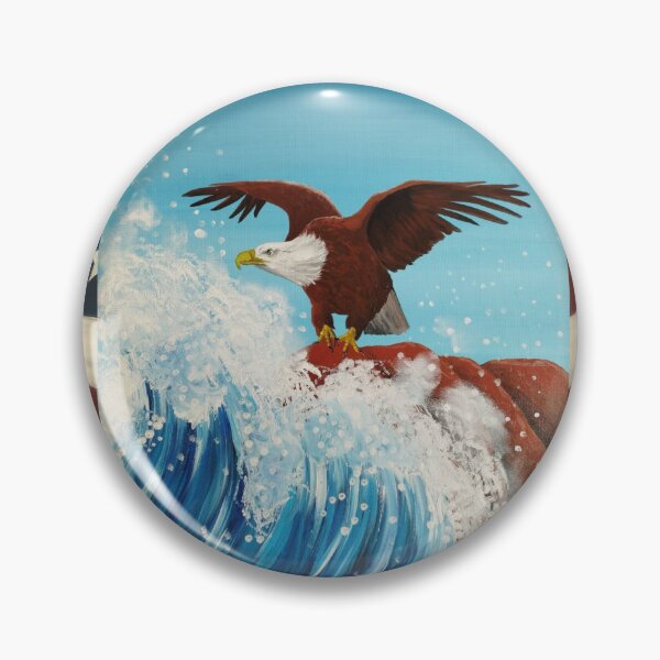 Item preview, Aquila Testa Bianca – Freedom Above All – Design Patriottico (Graffiti Style) designed and sold by su74lab.