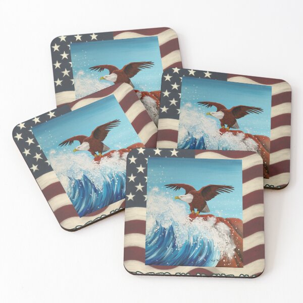 Item preview, Aquila Testa Bianca – Freedom Above All – Design Patriottico (Graffiti Style) designed and sold by su74lab.